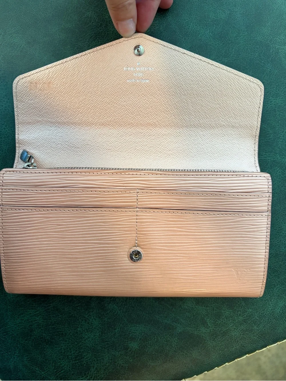 Louis Vuitton Epi Leather Pink Envelope Wallet